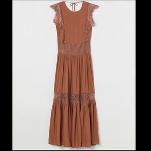 H&M Maxi Lyocell Lace Dress